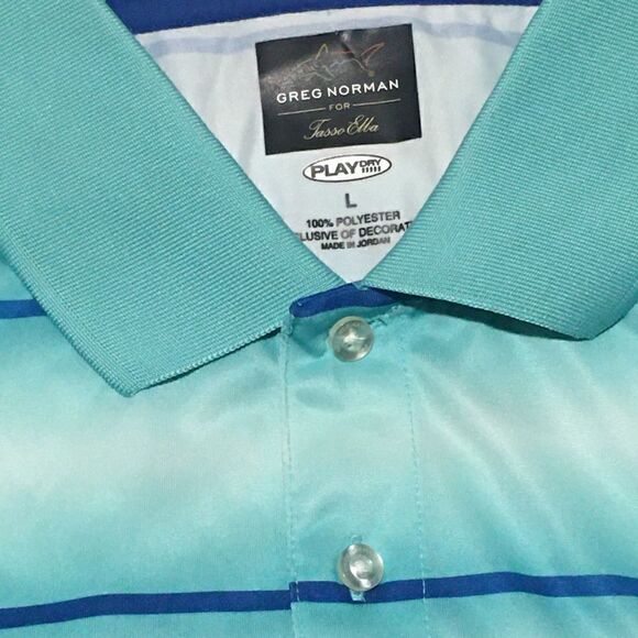 Greg Norman Striped polo   - Picture 3 of 4